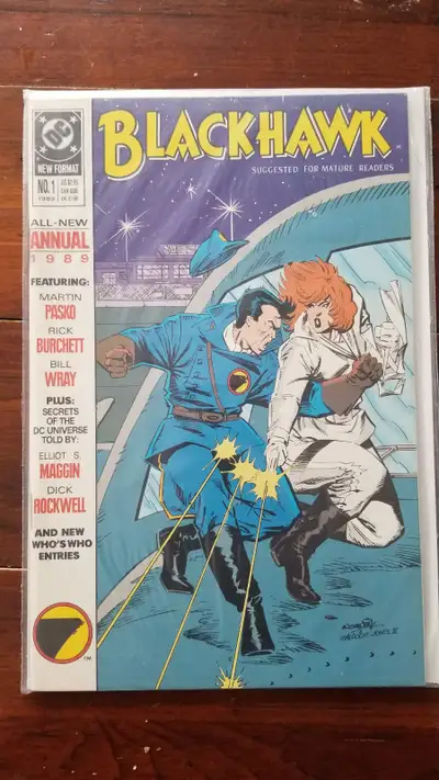 Blackhawk - comic - Annual - issue 1 - first issue - Jan 1989, View more
