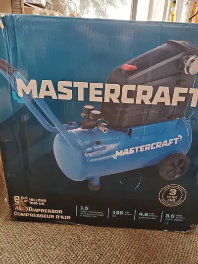 Mastercraft Air Compressor and 20-Piece Accessory Kit, View more