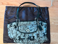 Coach Signature Horse & Carriage Tote