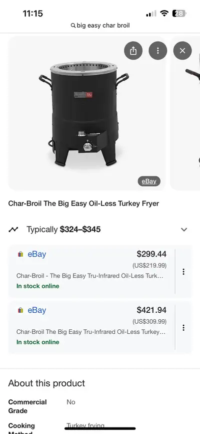 Turkey fryer , View more