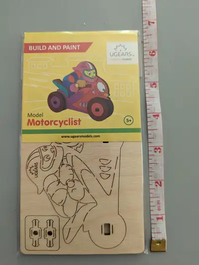 I have for sale a brand new DIY Wooden Build & Paint Model Motorcyclist!! If you have any questions...