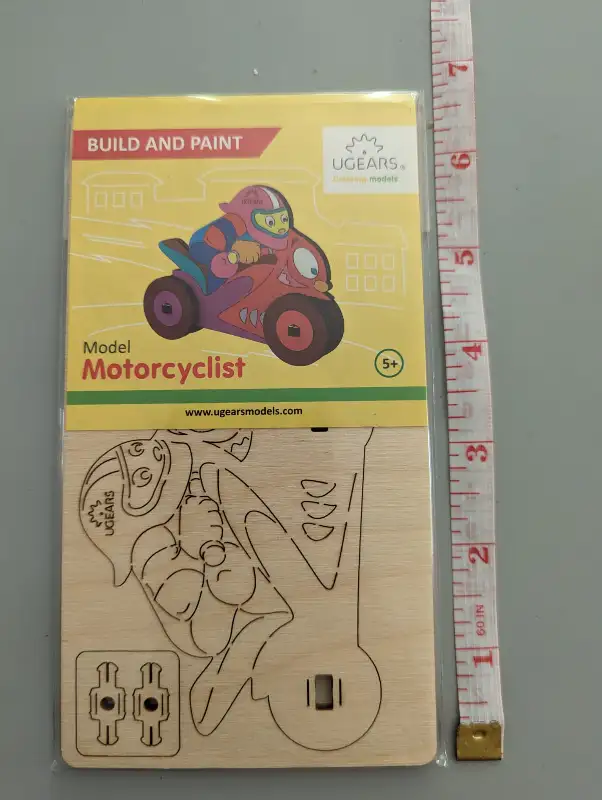 DIY Wooden Build & Paint Model Motorcyclist in Hobbies & Crafts in Mississauga / Peel Region - Image 2