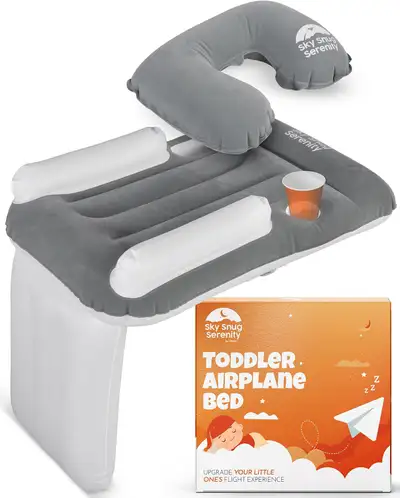 Airplane Bed for Toddler - Inflatable Airplane Bed for Kids, View more