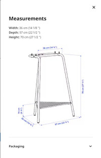 FREE: Two IKEA | TILLSLAG Legs for table