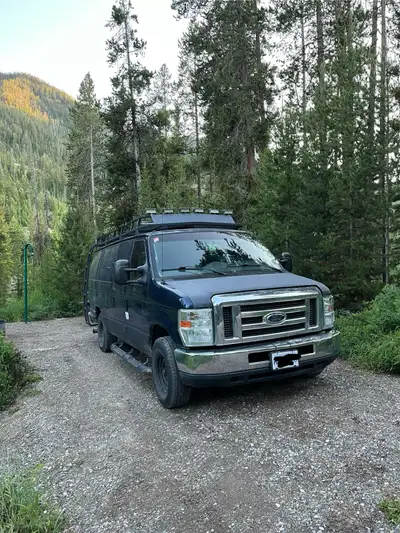 Selling my wonderful 2010 Ford E350 Extended (6.0 DIESEL) with all my camping equipment. Van runs ex...