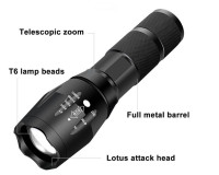 LED Flashlight Lantern Torch 980000LM 18650 Battery Outdoor Camp