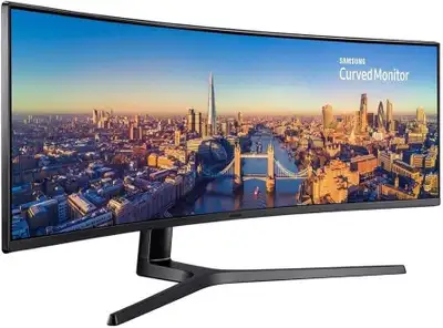 Samsung 49" Super Ultra-Wide 32:9 Curved Monitor – 1080p, View more