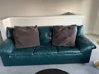 Natuzzi Leather Sofa and Arm Chair
