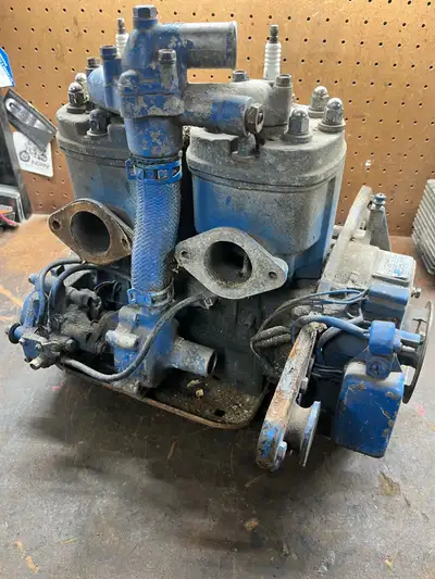 1980s John Deere liquifire parts - Compete engine and tore down engine - steering and bars - hoods -...