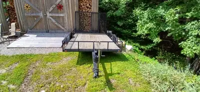 2018 homemade utility trailer with removable loading ramp inspected until September 26. Asking 2000