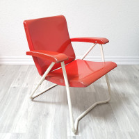 1950s RUSSEL WRIGHT METAL PATIO CHAIR
