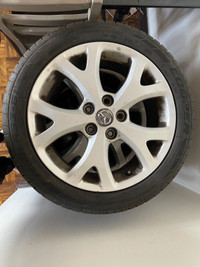 Selling set of 4 summer tires with rims
