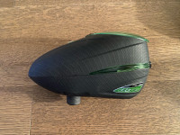 Paintball loader, Dye R-2 carbon fibre/ green