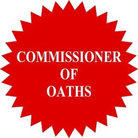 COMMISSIONERS FOR OATHS  ( Commissaire à l'assermentation )