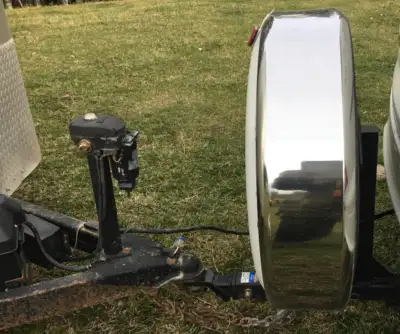 Custom Combo Spare Tire Holder, Receiver, Trailer Hitch. Unused tire and rim purchased new, never us...