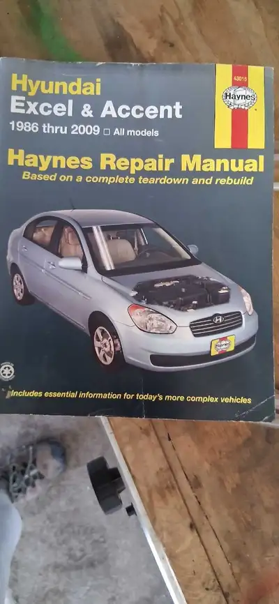 Hyundai Accent Repair Manual, View more