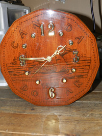 Clock. Loonie Wall Clock 1988 Made in Canada