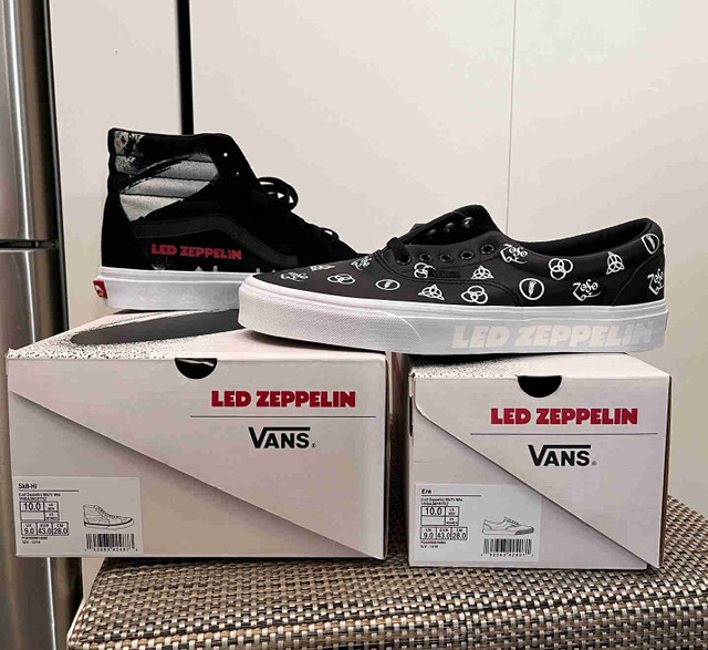 Souliers Vans Led Zeppelin neufs dans Chaussures pour hommes  à Ville de Montréal
