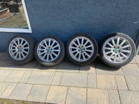 215/45/17 Continental Extreme Contact DWS06 on BBS forged wheels