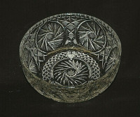 Beautiful Crystal Bowl -Pin Wheel