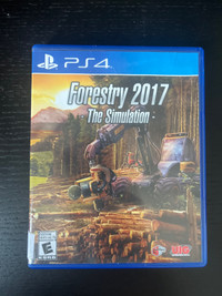 Forestry simulation 2017 ps4