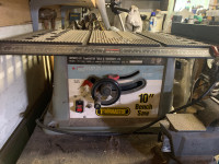 10 inch TradeMaster Tablesaw Setup for cutting 1/4 in Aluminium