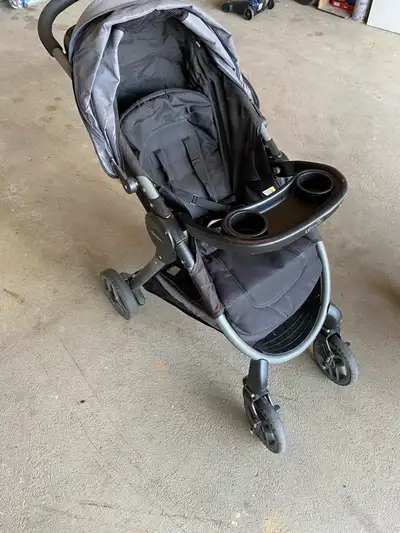 stroller black, View more
