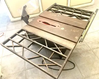Sears Craftsman Table Saw & Metal Stand, View more