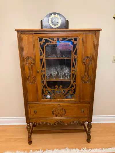 Antique Walnut Dining Room Set, View more