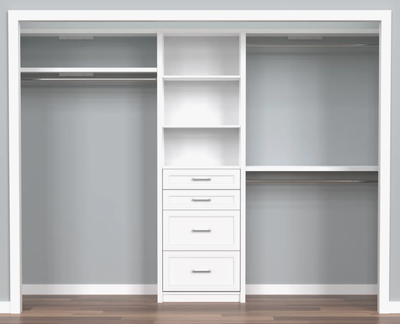 Closetmaid reach in closet kit, View more