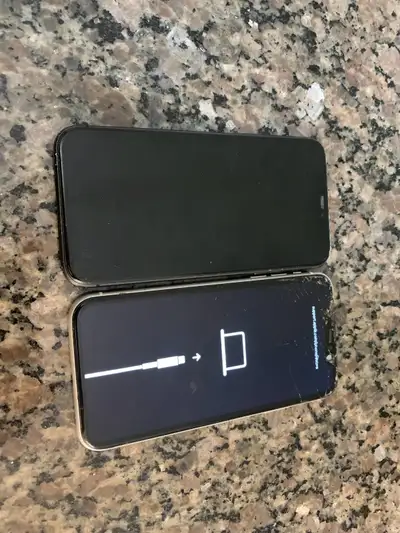 2 iPhone 11 for parts, View more