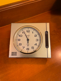 Vintage Lorus Gold Quartz Desk Travel Alarm Clock