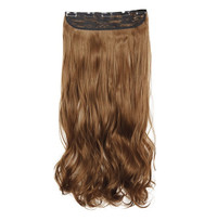 Synthetic Wavy Clip in hair Extensions Length 24inch Fake Hair
