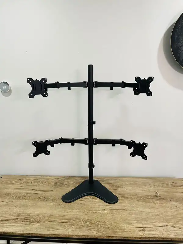 Globaltone 03120 Full Motion Flat Panel Computer Monitor Desk Mo in Monitors in Oshawa / Durham Region - Image 2