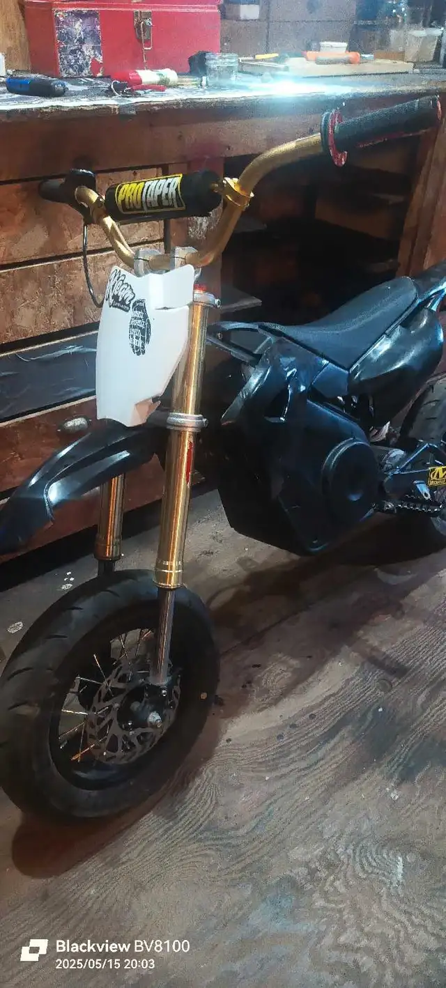 Motocross électrique 1600 Watts 48v lithium. vitesse max :33k in Scooters & Pocket Bikes in Longueuil / South Shore - Image 2