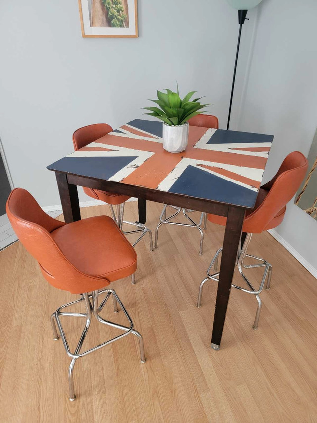 Bar style chairs and table  in Dining Tables & Sets in Strathcona County