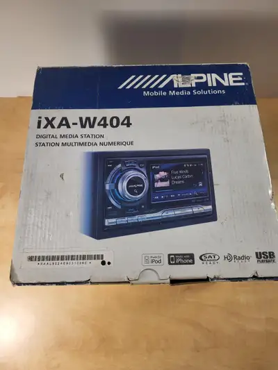 Alpine Digital Media Station, model iXA-W404, View more