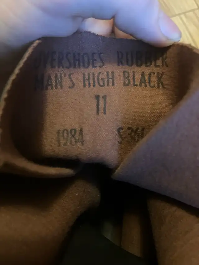 1984 Canadian Army Rubber Overboots63234806777859122