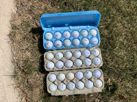 Experienced golf balls