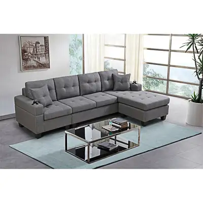 Family Sofa Big Sale Brand New Sectional Sofa Reversible Modular, View more