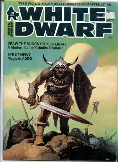 White Dwarf Magazine #63 Magic in AD&D Cthulhu Scenario, View more