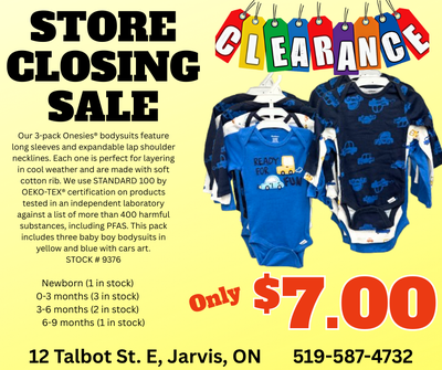 CLEARANCE! 3-Pack Baby Boys Cars Long Sleeve Onesies, View more