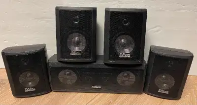 DiVinci Innovative Sound & Bass DA-6.1 Home Theater Surround Speakers Set, used, $99; Contact PCTRUS...