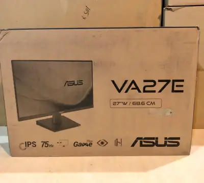 ASUS VA27EHEY 27” Full HD IPS LED Gaming Monitor 75Hz Frameless, View more