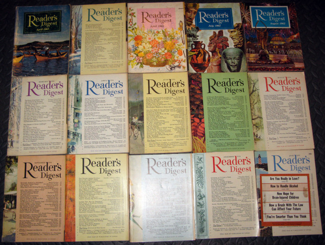 READER's DIGEST Books from the 1960s in Fiction in Chatham-Kent