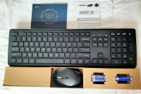 Topmate Wireless Keyboard and Mouse Ultra Slim Combo