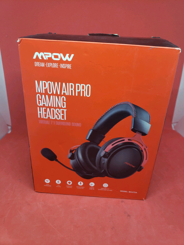New MPOW Airport Gaming Headset 2.4G Wireless/Bluetooth! 7.0 in Headphones in City of Toronto - Image 3