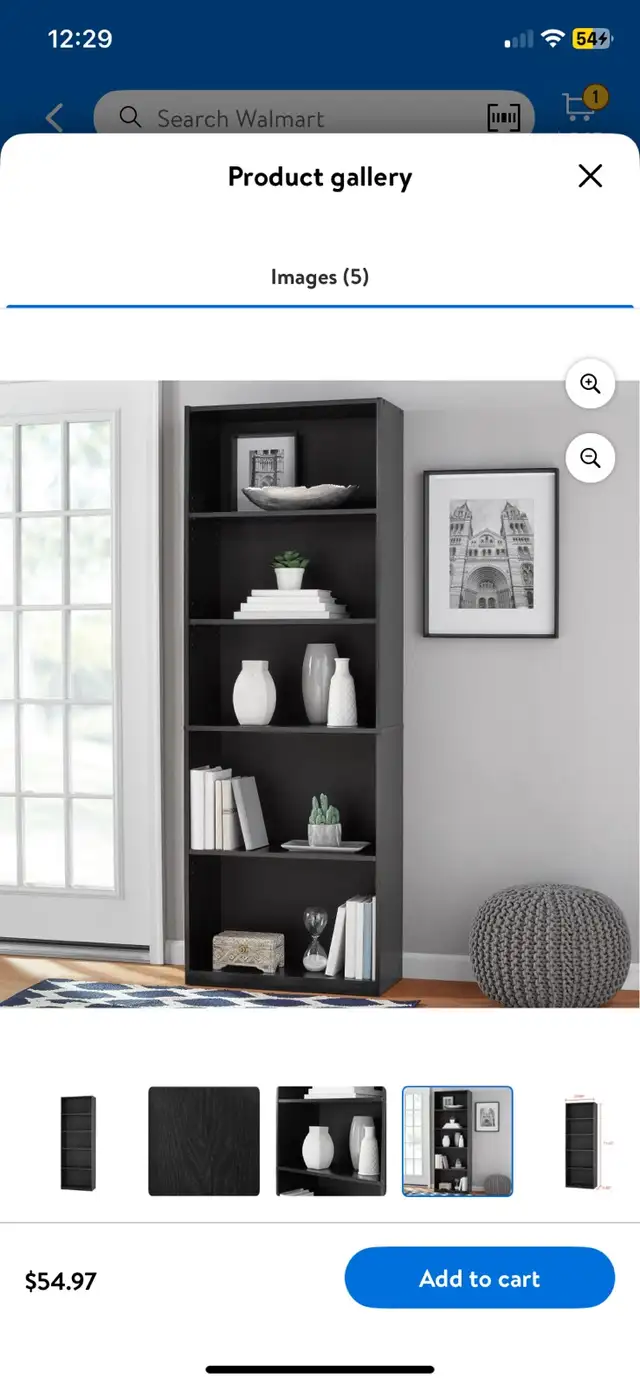 Mainstays Bookcase62863733732226122