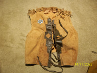 Suede Cowboy/girl Full Dress Up Outfit