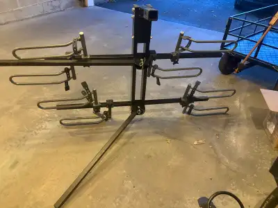 4 bike platform (tray-style) hitch-mounted bike rack, View more